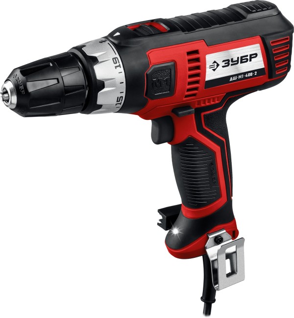 Сетевая дрель-шуруповерт ДШ-М1-400-2 ЗУБР