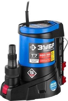 Дренажный насос с минимальным уровнем откачки, Профессионал НПЧ-Т7-550 ЗУБР АкваСенсор 550 Вт Дренажный насос с минимальным уровнем откачки, Профессионал НПЧ-Т7-550 ЗУБР АкваСенсор 550 Вт