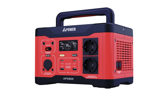 Аккумуляторная портативная электростанция APS800 A-IPOWER