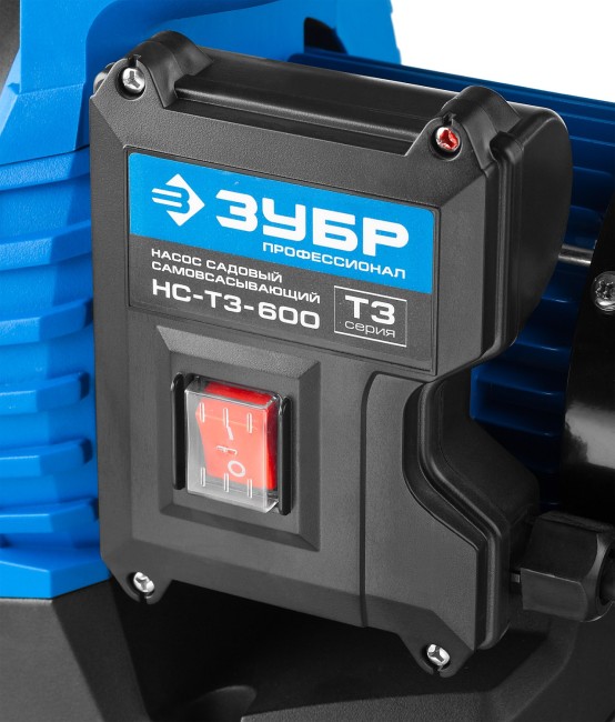 Поверхностный (садовый) центробежный насос Профессионал НС-Т3-600 ЗУБР 600 Вт Поверхностный (садовый) центробежный насос Профессионал НС-Т3-600 ЗУБР 600 Вт