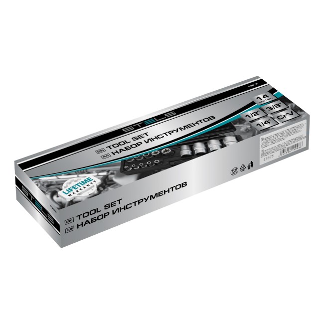 Набор головок Torx 1/4, 3/8, 1/2, 14 предметов Stels Набор головок Torx 1/4, 3/8, 1/2, 14 предметов Stels