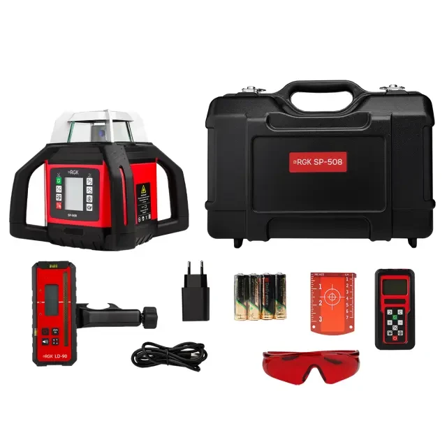Ротационный нивелир RGK SP-508 с автоподстройкой
