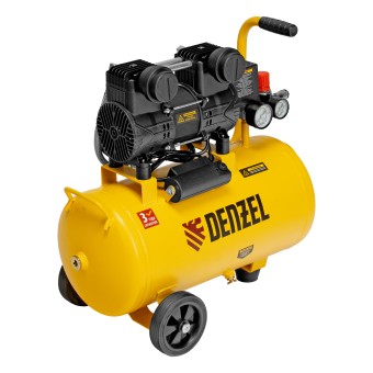 Компрессор безмасляный малошумный DLP-950/24 Denzel