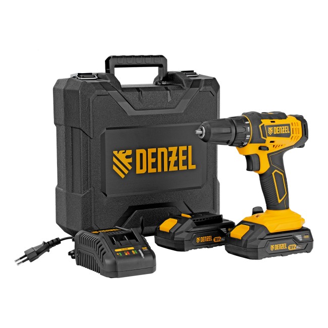 Дрель-шуруповерт аккумуляторная CDL-18-02BM Denzel