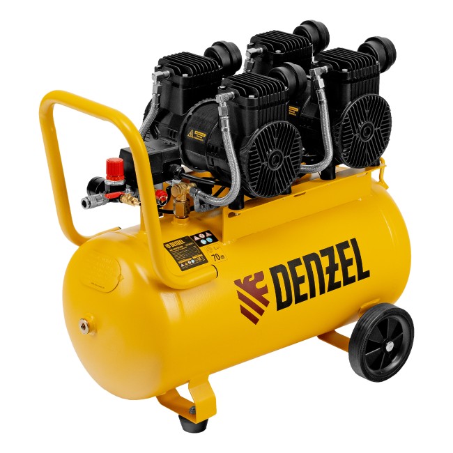 Компрессор безмасляный малошумный DLP -3000/50 Denzel