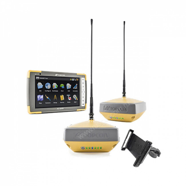 Комплект из двух приемников Topcon Hiper VR UHF/GSM и контроллера FC-6000 с GSM-модемом Комплект из двух приемников Topcon Hiper VR UHF/GSM и контроллера FC-6000 с GSM-модемом