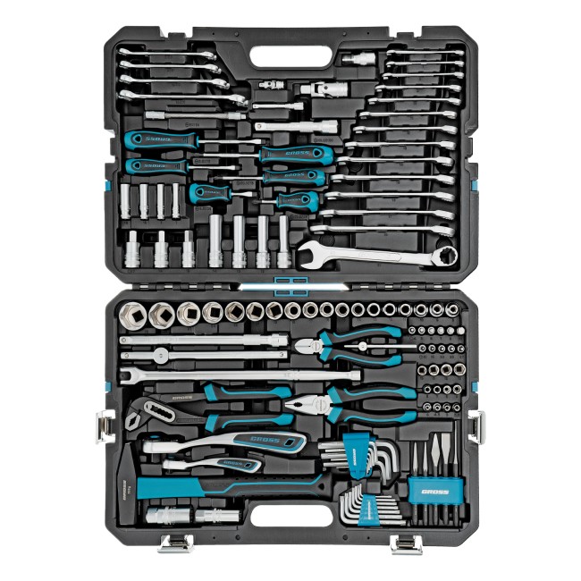 Набор инструментов 1/4", 1/2", CrV 115 предметов Gross