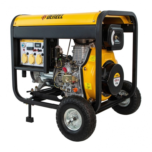 Генератор дизельный DD6300Е, 5.0 кВт Denzel