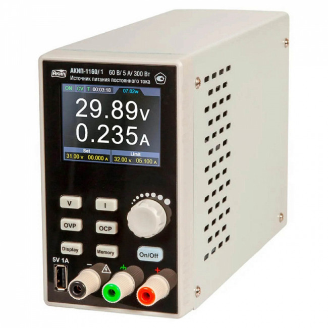 Источник питания постоянного тока АКИП-1160/1 Источник питания постоянного тока АКИП-1160/1