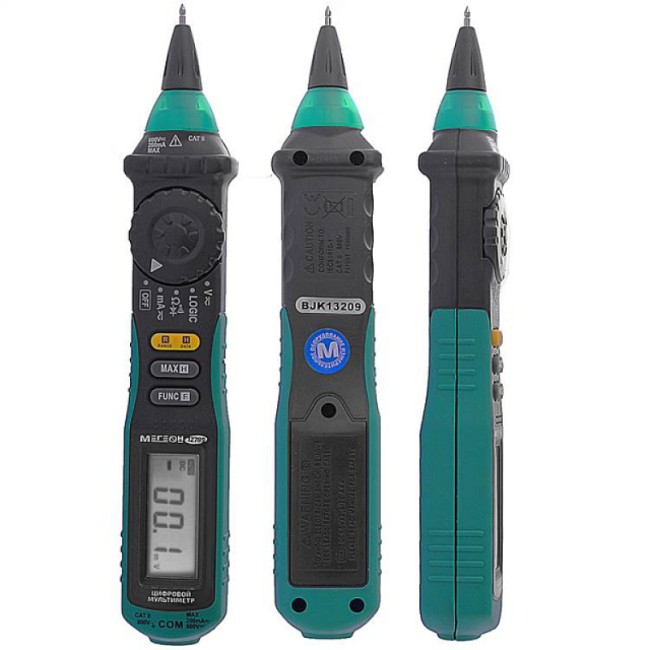 Мультиметр цифровой тип "ручка" МЕГЕОН 12789 Мультиметр цифровой тип "ручка" МЕГЕОН 12789