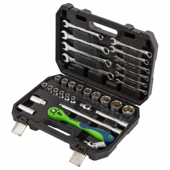 Набор инструментов 1/2" CrV 32 предмета Сибртех