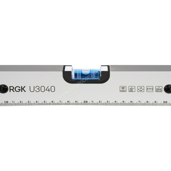 Пузырьковый уровень RGK U3040 с калибровкой Пузырьковый уровень RGK U3040 с калибровкой
