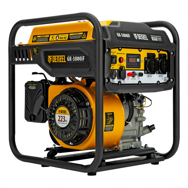 Генератор инверторный GK-3800iF 3,8 кВт DENZEL Генератор инверторный GK-3800iF 3,8 кВт DENZEL