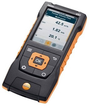 Комплект Testo 440 с зондом с обогреваемой струной и кейсом