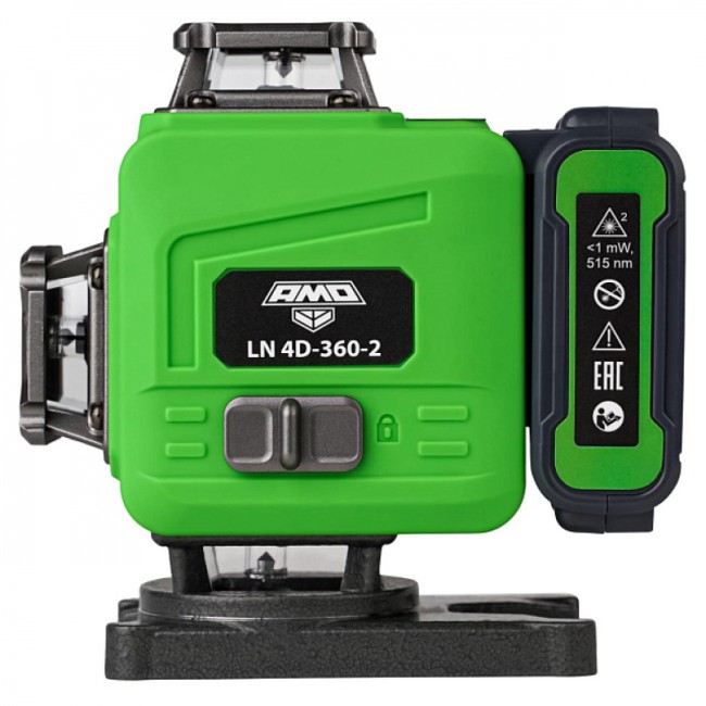 Лазерный уровень AMO LN 4D-360-2 с зеленым лучом Лазерный уровень AMO LN 4D-360-2 с зеленым лучом