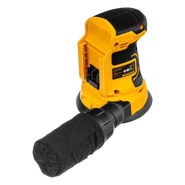 Машина шлифовальная эксцентриковая аккумуляторная COS-125-0 Denzel