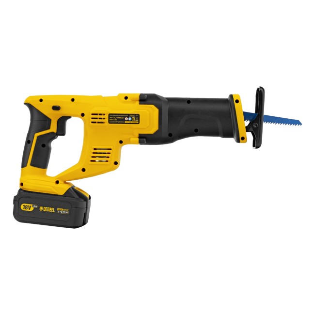 Пила сабельная аккумуляторная CRC-115 Denzel