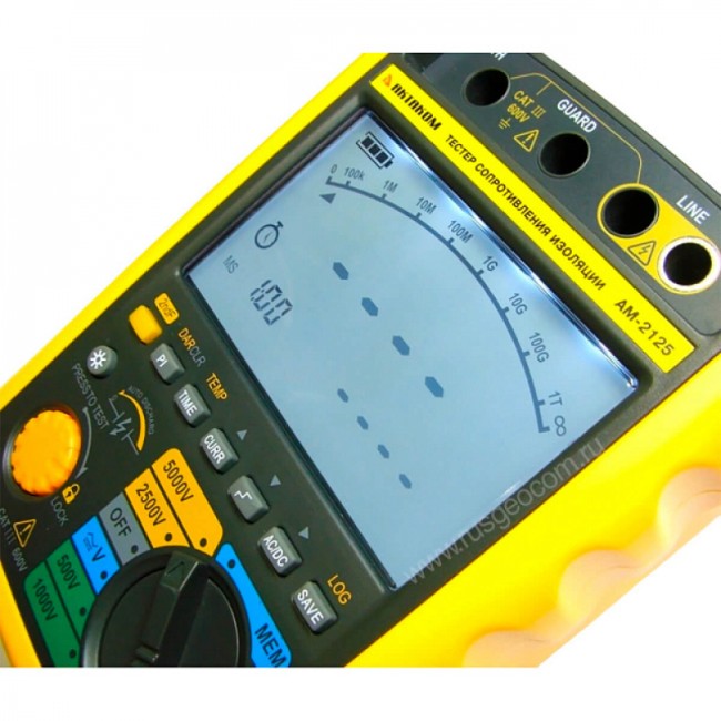 Высоковольтный тестер сопротивления изоляции Актаком АМ-2125