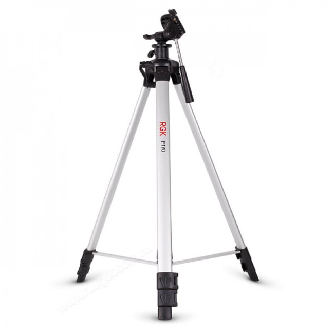 Комплект: лазерный уровень RGK PR-38G + штатив RGK F170, приемник RGK LD-9, рейка RGK LR-2