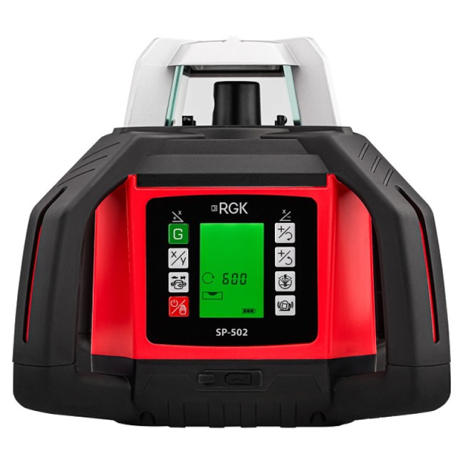 Комплект: ротационный нивелир RGK SP-502 + элевационный штатив RGK SH-170