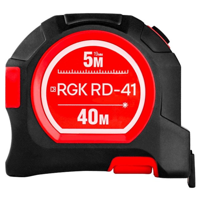 Лазерный дальномер RGK RD-41 с рулеткой с калибровкой Лазерный дальномер RGK RD-41 с рулеткой с калибровкой