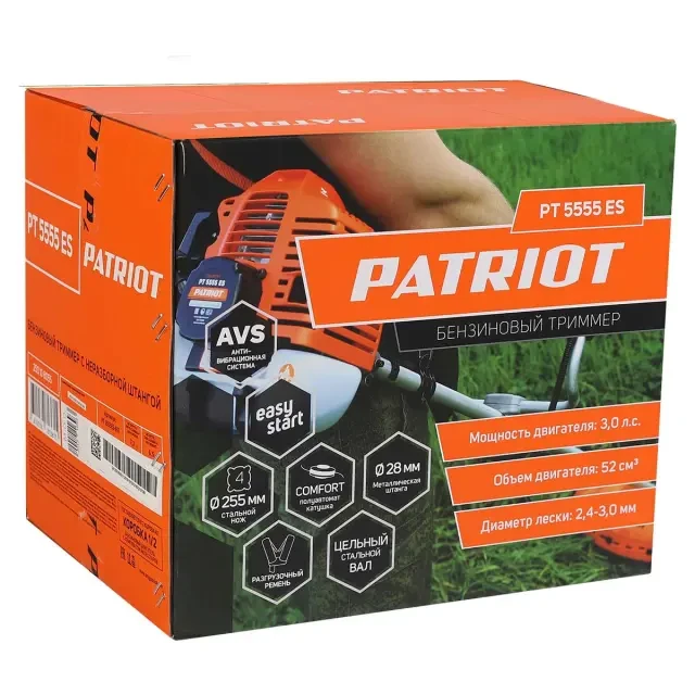 Бензиновый триммер Patriot PT 5555ES Country