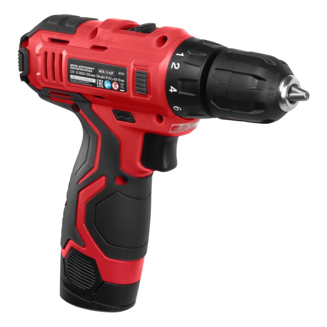 Дрель-шуруповерт аккумуляторная MCDL-12-02P 2 акк. MTX Дрель-шуруповерт аккумуляторная MCDL-12-02P 2 акк. MTX