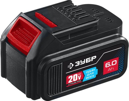Аккумуляторная батарея ST7-20-6 ЗУБР T7, 20 В, 6.0 Ач Аккумуляторная батарея ST7-20-6 ЗУБР T7, 20 В, 6.0 Ач
