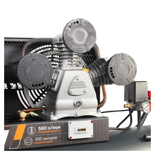 Компрессор поршневой ременной Patriot KRX 580 L100 D Компрессор поршневой ременной Patriot KRX 580 L100 D