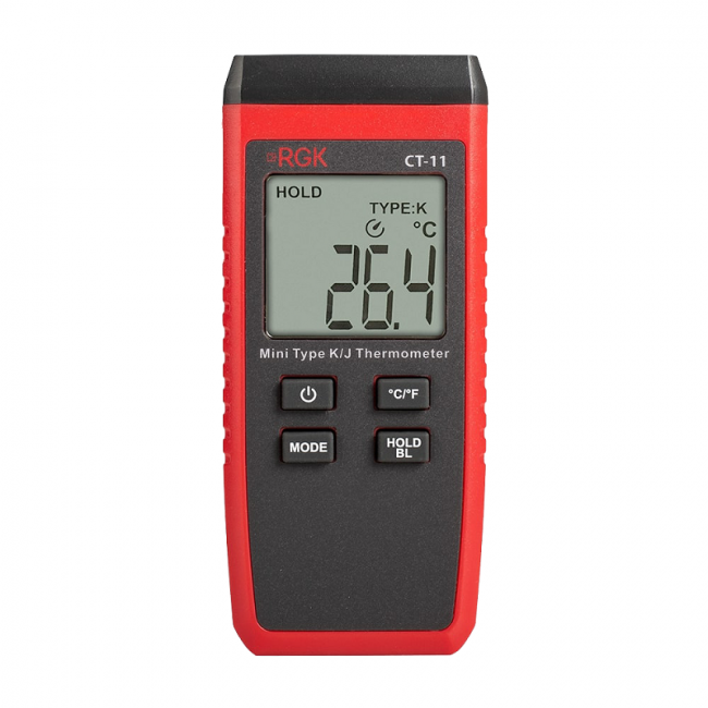 Термометр RGK CT-11 с погружным зондом температуры TR-10W Термометр RGK CT-11 с погружным зондом температуры TR-10W