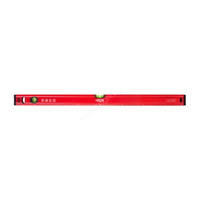 Пузырьковый строительный уровень с магнитом RGK U6080 0,8 м (80 см) Пузырьковый строительный уровень с магнитом RGK U6080 0,8 м (80 см)