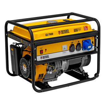 Генератор бензиновый GE 7900, 6.5 кВт Denzel