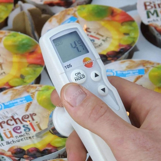 Комплект Testo 105 с зондом для замороженных продуктов с поверкой Комплект Testo 105 с зондом для замороженных продуктов с поверкой