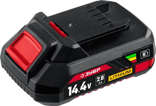 Аккумуляторная батарея АКБ-С1-14-2 ЗУБР С1, 14.4 В, 2.0 Ач