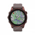 Часы Garmin Fenix 7S Sapphire Solar титановый темно-бронзовый с сланцево-серым силиконовым ремешком