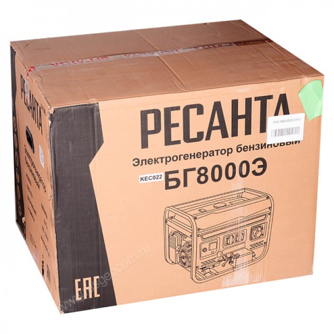 Бензиновый генератор Ресанта БГ 8000 Э Бензиновый генератор Ресанта БГ 8000 Э