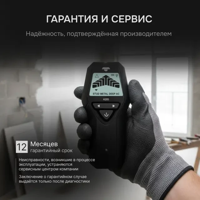 Детектор проводки 4 в 1 AMO H205 Детектор проводки 4 в 1 AMO H205