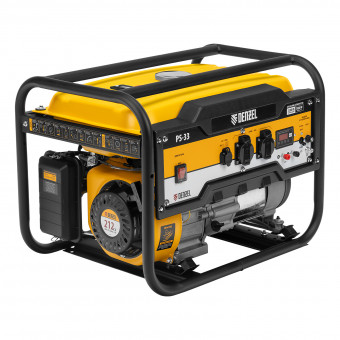 Генератор бензиновый PS 33, 3.3 кВт Denzel