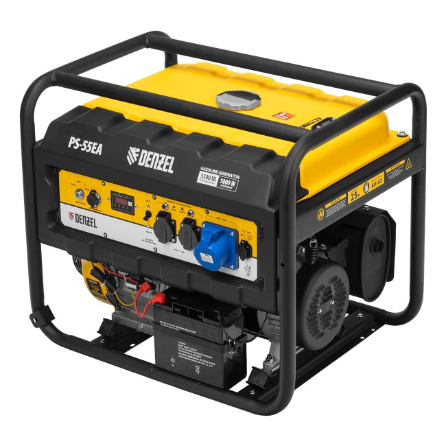 Генератор бензиновый PS 55 EA, 5.5 кВт Denzel