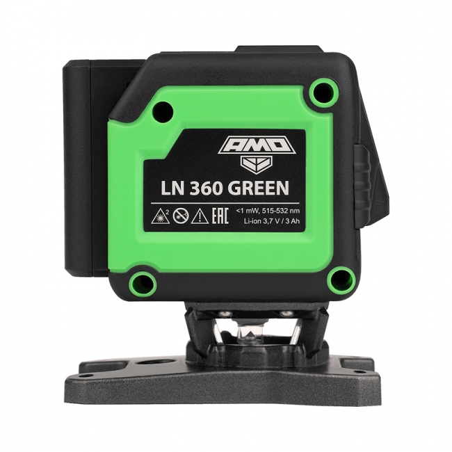 Лазерный уровень AMO LN 360 Green с зеленым лучом Лазерный уровень AMO LN 360 Green с зеленым лучом