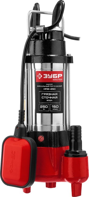 Фекальный насос НПФ-250 ЗУБР 250 Вт