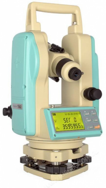 Электронный теодолит RGK T-02 (лазерный отвес)