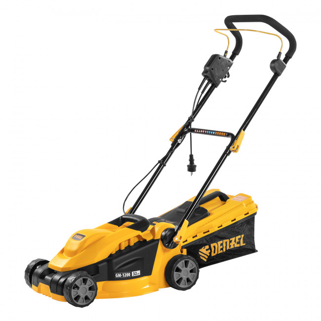 Газонокосилка электрическая GM-1200 Denzel Газонокосилка электрическая GM-1200 Denzel