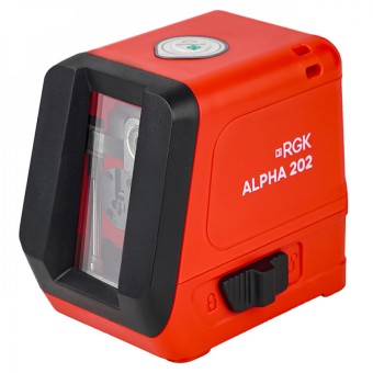 Лазерный уровень RGK ALPHA 202 с зелёным лучом Лазерный уровень RGK ALPHA 202 с зелёным лучом