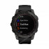 Часы Garmin Fenix 7 Sapphire Solar титановый черный DLC с черным ремешком