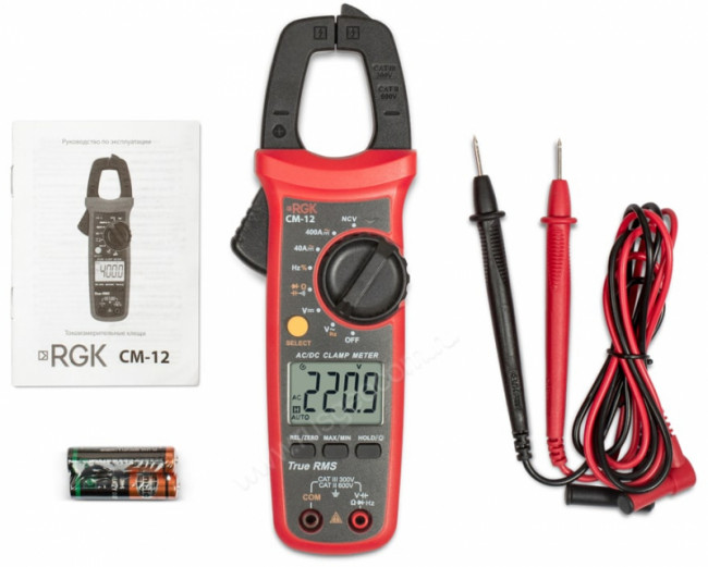 Токовые клещи RGK CM-12 Токовые клещи RGK CM-12