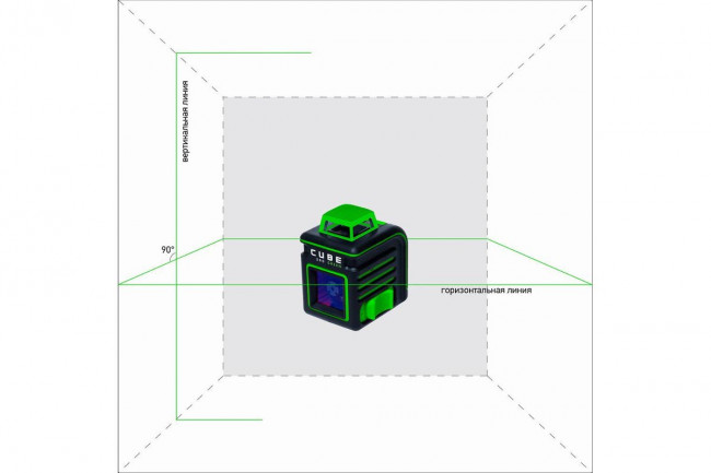 Лазерный уровень ADA Cube 360 Green Ultimate Edition Лазерный уровень ADA Cube 360 Green Ultimate Edition