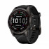 Часы Garmin Fenix 7S Sapphire Solar титановый угольно-серый DLC с силиконовым ремешком Часы Garmin Fenix 7S Sapphire Solar титановый угольно-серый DLC с силиконовым ремешком