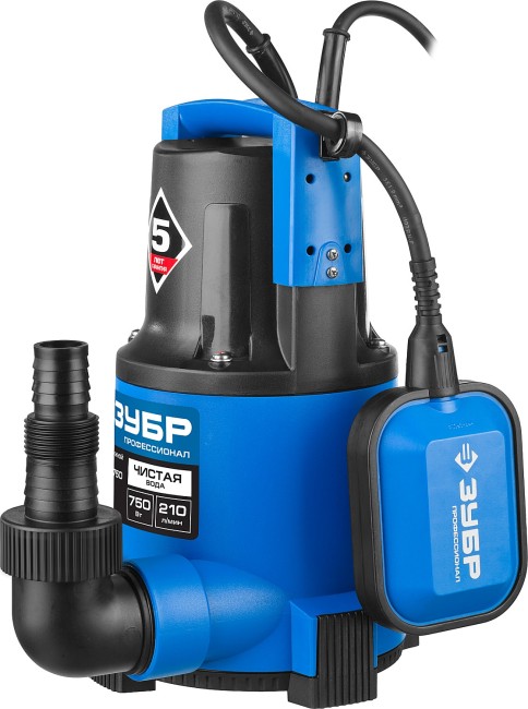 Дренажный насос с минимальным уровнем откачки Профессионал НПЧ-Т3-750 ЗУБР 750 Вт Дренажный насос с минимальным уровнем откачки Профессионал НПЧ-Т3-750 ЗУБР 750 Вт