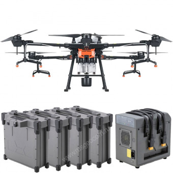 Комплект квадрокоптер DJI Agras T20 + 4 АКБ + ЗУ